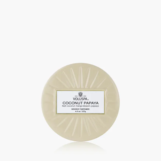 Hovedbilde Coconut Papaya Mini Tin Candle