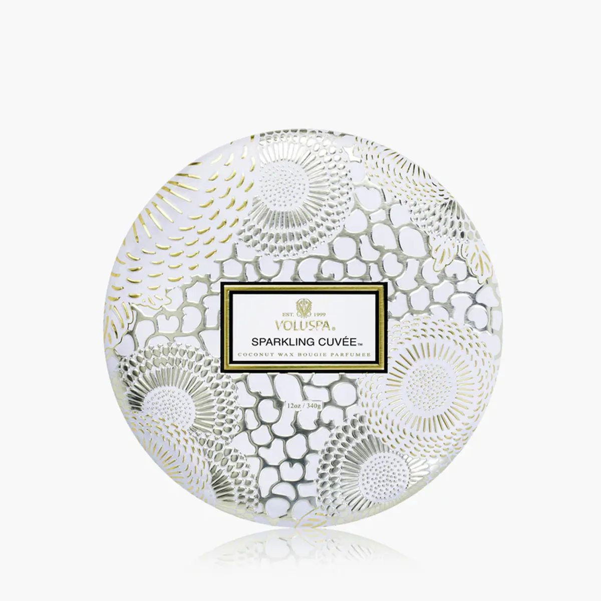 Sparkling Cuvee 3 Wick Tin Candle