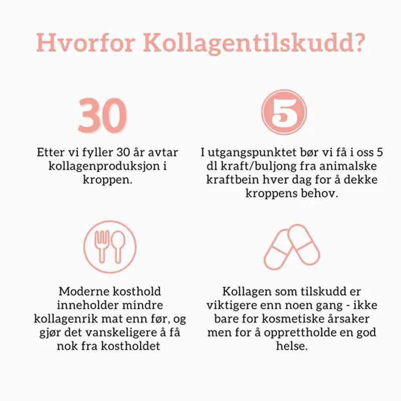 KOLLAGEN 2, HYALURONSYRE & FURUBARK